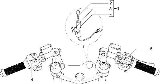 Dispositifs electriques-Commutateur à clef