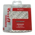 BICYCLE CHAIN 9-SPEED ROAD/MTB SRAM PC-971 SILVER 114 LINKS