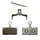 DISC BRAKE PAD SET MTB SHIMANO XTR M9000/M9020/M987/M985, XT M8000/M785, SLX M7000/M675/M666, DEORE M6000 (SHIMANO OEM METAL) -G04S (PAIR CARDED) (VOIR LISTE ARGUMENTAIRE)