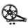 CITY CRANKSET P2R MANIVELLES STEEL BLACK 170 mm CHAINRING 42D. CHAIN 2.38 (3/32")