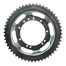 ADAPTABLE MOPED REAR SPROCKET PEUGEOT 103 WHEEL SPOKES 52 DTS (BORE 94 mm) 11 HOLES SILVER -P2R SELECTION