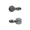 CLIGNOTANT MOTO TAAC FR16 7 LEDS FUME/CHROME ALU (M10 / LONG 42mm / H 27mm) (PAIRE) QUALITE PREMIUM -HOMOLOGUE ECE