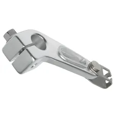 BIELLETTE COMMANDE EMBRAYAGE 50 A BOITE ADAPTABLE DERBI 50 SENDA, GPR/GILERA 50 SMT, RCR LIGHTY ALU ARGENT -REPLAY