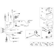 Circuit electrique arrière