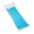 COLLIER DE SERRAGE NYLON TYPE RILSAN 2,5x200mm BLEU FLUO (VENDU PAR 100) -P2R