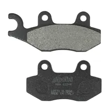 PLAQUETTE DE FREIN POLINI POUR BENELLI 150 CAFFENERO / PEUGEOT 400 SATELIS, 400-500 GEOPOLIS / SUZUKI 400 BURGMAN (L 96.5mm - 77mm - H 42mm - P 7-4mm - 7.8mm) (174.0063) (ORIGINAL)