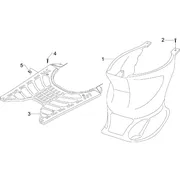 Protection centrale - Repose-pieds