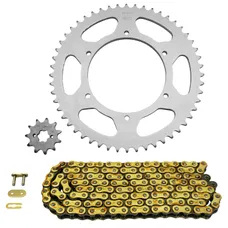 KIT CHAINE ADAPTABLE APRILIA 50 RS 2006>2011 420 11x53 (ALESAGE 108mm) (DEMULTIPLICATION ORIGINE) -AFAM