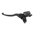 BRAKE MASTER CYLINDER UNIVERSAL FRONT LEFT BLACK WITH BRAKE LIGHT SWITCH -P2R