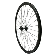 ROAD WHEEL/FIXIE BRAKE SHOE P2R BLACK FRONT WITH ECROUS RIM 17C PROFIL 28 mm