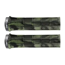 GRIP CITY/MTB SWITCH SUPERGRIP LOCK-ON GREEN FUME (PAIR)