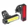 ECLAIRAGE VELO USB-C KIT AXA NITELINE SLIME 70 LUMENS/20 LUMENS NOIR (AVANT VU A 800m + ARRIERE VU A 150m) AUTONOMIE 6 HEURES -BATTERIE REMPLACABLE HOMOLOGATION 2027 - (PAIRE SUR CARTE)