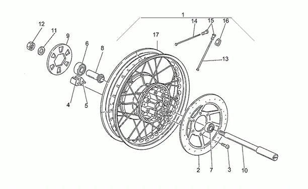 Roue arrière