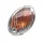 CLIGNOTANT SCOOT ADAPTABLE MBK 50 OVETTO 2003>2007/YAMAHA 50 NEOS 2003>2007 AV GAUCHE TRANSPARENT (HOMOLOGUE CE) (5RN-H3310-00) -SELECTION P2R
