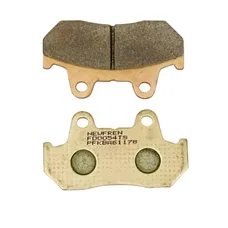 BRAKE PAD SET NEWFREN FOR HONDA 600 CBR F 1987>1990 REAR, 500 CX 1982>1985 REAR, 1100 GL DX 1982> REAR, 250 NSR 1986> REAR (L 90 mm - H 49.5 mm - P 10.3 mm) (FD0054TS) (TOURING SINTERED METAL)