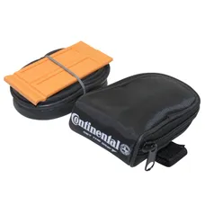 SADDLE BAG BICYCLE CONTINENTAL ROAD WITH INNER TUBE 700C PRESTA + 2 DEMONTES PNEUS COURSE
