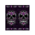 NECK WARMER SPRING/SUMMER LETHAL THREAT FLORAL SKULL FACE