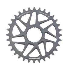 MTB CHAINRING DIRECT MOUNT BOOST FOR SHIMANO FC-M9100/M9120/M9130 STRONGLIGHT SINGLE ALUMINIUM HT3 GREY 32T - 12-SPEED