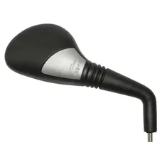 ADAPTABLE REAR-VIEW MIRROR MBK 50 NITRO 2000>2016/YAMAHA AEROX 1997>2000 BLACK/GREY RIGHT (CE APPROVED) -VICMA