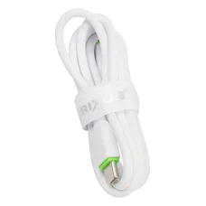 CABLE DE CHARGEMENT USB-C VERS USB-C RIXUS BLANC 60W L1 m (VENDU A L'UNITE) -RX2015S