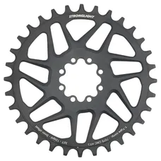 MTB CHAINRING DIRECT MOUNT 8 HOLES FOR SRAM X01/XX1 STRONGLIGHT SINGLE ALUMINIUM HT3 BLACK 32T - 12-SPEED NARROW WIDE (OFFSET 3 mm)