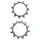 SPROCKET 10-SPEED MICHE FOR SHIMANO 11D. DEPART (SUPPLIED WITH 12T IN 2EME POSITION)