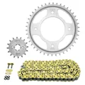 ADAPTABLE CHAIN KIT HONDA 125 CBF 2009>2016, 125 CBF M 2009>2016 428 16X42 (DIAMETER REAR SPROCKET 80/110/8.5) (OEM GEARING) -AFAM