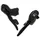 LEVIER/MANETTE ROUTE PATIN MICROSHIFT 7V. TRIPLE ALU NOIR COMPATIBLE SHIMANO (PAIRE SACHET POUR ATELIER)