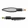 CLIGNOTANT SEQUENTIEL MOTO AVOC SAGATA 24 LEDS BASE ABS TRANSPARENT/NOIR (L 103mm / H 25mm / L 26mm) (HOMOLOGUE CE) (PAIRE)