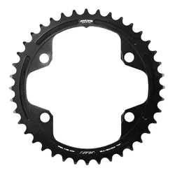 ROAD CHAINRING 4-BOLT DIA. 110 FOR SHIMANO 105 R7100/ULTEGRA R8100 MICHE 40T INNER BLACK 12-SPEED