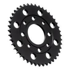 ADAPTABLE MOTORCYCLE REAR SPROCKET HONDA 125 cm CUSTOM 1983>1999 428 43 DTS STEEL BLACK (DIAMETER 58/90/8.5-10.5) -JT SPROCKETS