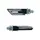 CLIGNOTANT MOTO TAAC FR20 16 LEDS TRANSPARENT/NOIR (M8 / LONG 66mm / H 20mm) (PAIRE) QUALITE PREMIUM -HOMOLOGUE ECE