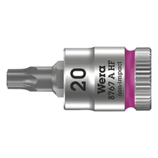 DOUILLE TORX WERA 8767 A ZYKLOP 1/4 T20 LONGUEUR 28 mm (VENDU A L'UNITE) -MARQUE ALLEMANDE POUR LES ATELIERS