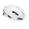 CASQUE VELO ADULTE GIST ROUTE VELOCE BLANC TAILLE 56-62 REGLAGE MOLETTE, BOUCLE FIDLOCK (EPS/PC)