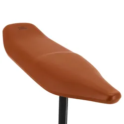 SELLE JALLOT CITY BIPLACE COGNAC DIAM 27,2 AVEC TIGE DE SELLE RENFORCEE/REPOSE PIEDS/POIGNEE (COMPATIBLE VAE) (510x170X50mm) -POIDS MAX 160 kg