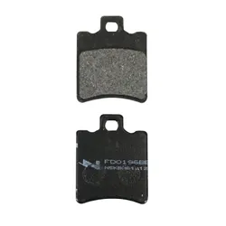 PLAQUETTE DE FREIN NEWFREN POUR MBK 50 BOOSTER AV, STUNT AV, NITRO AV/AR / YAMAHA 50 BW'S NG 1996> AV / PEUGEOT 50 BUXY 1994> AV / PIAGGIO 50 ZIP, NRG, TYPHOON AV (FD0196BE) (ELITE ORGANIQUE)