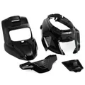 BODYWORK SCOOTER REPLAY DESIGN FOR MBK 50 BOOSTER 2004>/YAMAHA 50 BWS 2004> GLOSS BLACK (KIT 7 PIECES)