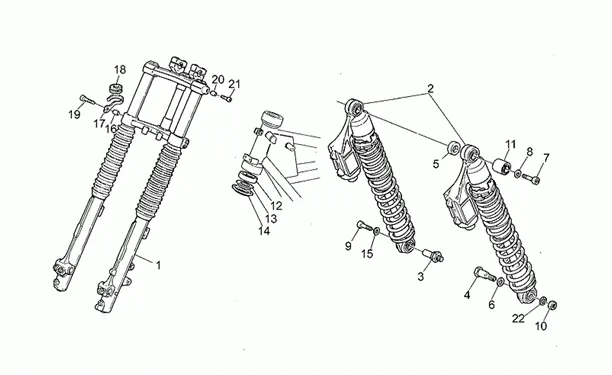 Suspension avant/arriere