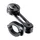 SMARTPHONE MOUNT MOTORCYCLE/BICYCLE SP CONNECT SOLD INDIVIDUALLY FITTING KIT HANDLEBAR SIZE EARTH ALUMINIUM BLACK ADJUSTABLE A 360- (DIAMETER 22,2, 25,4, 28,6, 31,8 mm)