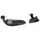 PROTEGE MAIN 50 A BOITE/MOTO UNIVERSEL OUVERT INSERT ALU CARBONE/NOIR DIAM 13 et 17 mm -P2R
