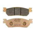 BRAKE PAD SET POLINI FOR MBK 250 SKYLINER REAR, 125 CITYLINER REAR/YAMAHA 250 MAJESTY REAR, 250 X-CITY REAR, 125 XMAX REAR, 250 XMAX REAR (L 100 mm - H 31.5 mm - P 9 mm) (174.2022) (SINTERED METAL)