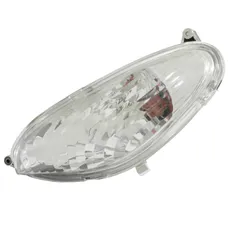 CLIGNOTANT SCOOT ADAPTABLE MBK 50 OVETTO 2008>/YAMAHA 50 NEOS 2008> AV GAUCHE TRANSPARENT -P2R- **