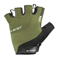 CYCLING GLOVES SHORT GIST KONTROL SUMMER GREEN MILITAIRE XXL (PAIR CARDED) WITH VELCRO -5512