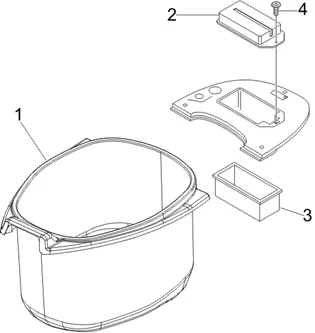 Logement casque - Dessous de selle