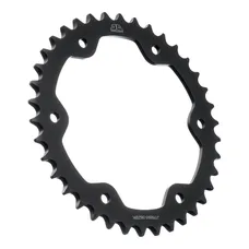 ADAPTABLE MOTORCYCLE REAR SPROCKET KTM 1290 SUPERDUKE R 2016>2023, 1390 SUPERDUKE R EVO 2024> 525 38 DTS STEEL BLACK (DIAMETER 153/155/8.5) -JT SPROCKETS