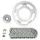KIT CHAINE ADAPTABLE YAMAHA 600 YZF-R6 1999>2002 530 16x48 (DIAM COURONNE 112/138/10.5) (DEMULTIPLICATION ORIGINE) -AFAM