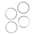 SPACER/RONDELLE FOR DISC CENTERLOCK ELVEDES SILVER -THICKNESS 0.1 mm- (SOLD IN PACKS OF 4)