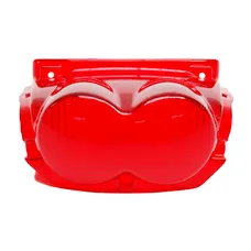 CABOCHON FEU ARRIERE SCOOT ADAPTABLE MBK 50 OVETTO 1997>2007/YAMAHA 50 NEOS 1997>2007 ROUGE -REPLAY