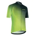 CYCLING JERSEY GIST SUMMER FLOW SLEEVES SHORT ZIP TOTAL YELLOW FLUORESCENT M -5349