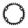 PLATEAU ROUTE 4BRA D.110 POUR SHIMANO ULTEGRA R8000 / 6800 TA X110 36DTS INTERIEUR COMPATIBLE TIAGRA 4700/105 5800+R7000/DURA ACE 9000+9100 NOIR 11V.
